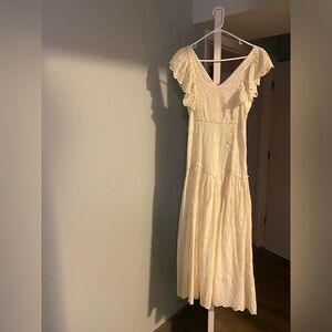LoveSackFancy Yellow Eyelet dress M